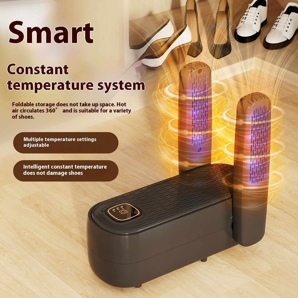 Intelligent Automatic Shoes Dryer Timing Waterproof Baking Shoes Warmer Drying Shoe Machinery