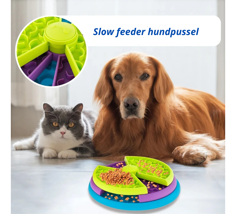 Slow feeder hundpussel